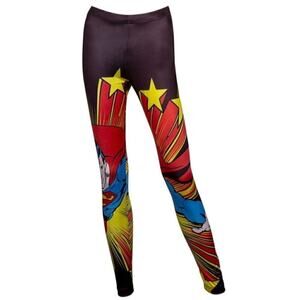 Superman Action Leggings​​​​​, XS, NWOT
